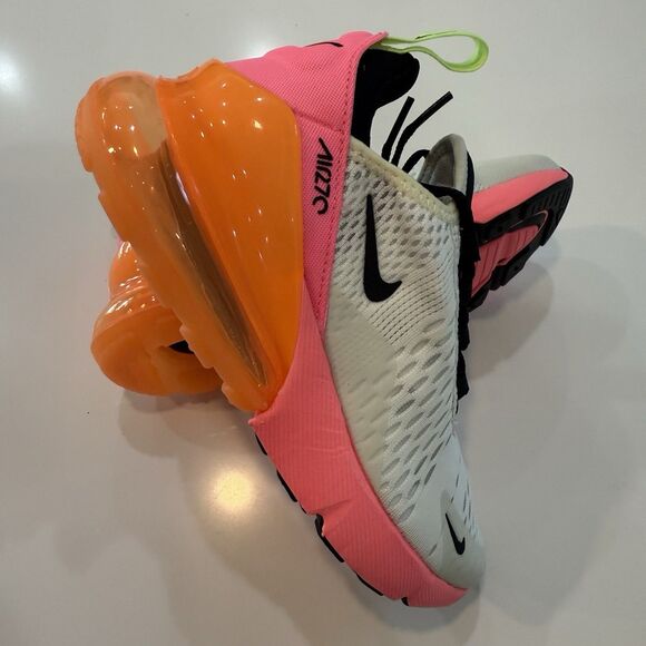 Nike Air Max 270 Summit White Sunset Pulse W Size 5 Brand New fast Shipping - Picture 4 of 9